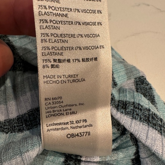 Maeve by Anthropology Blue Stripes Turtleneck - Picture 5 of 5